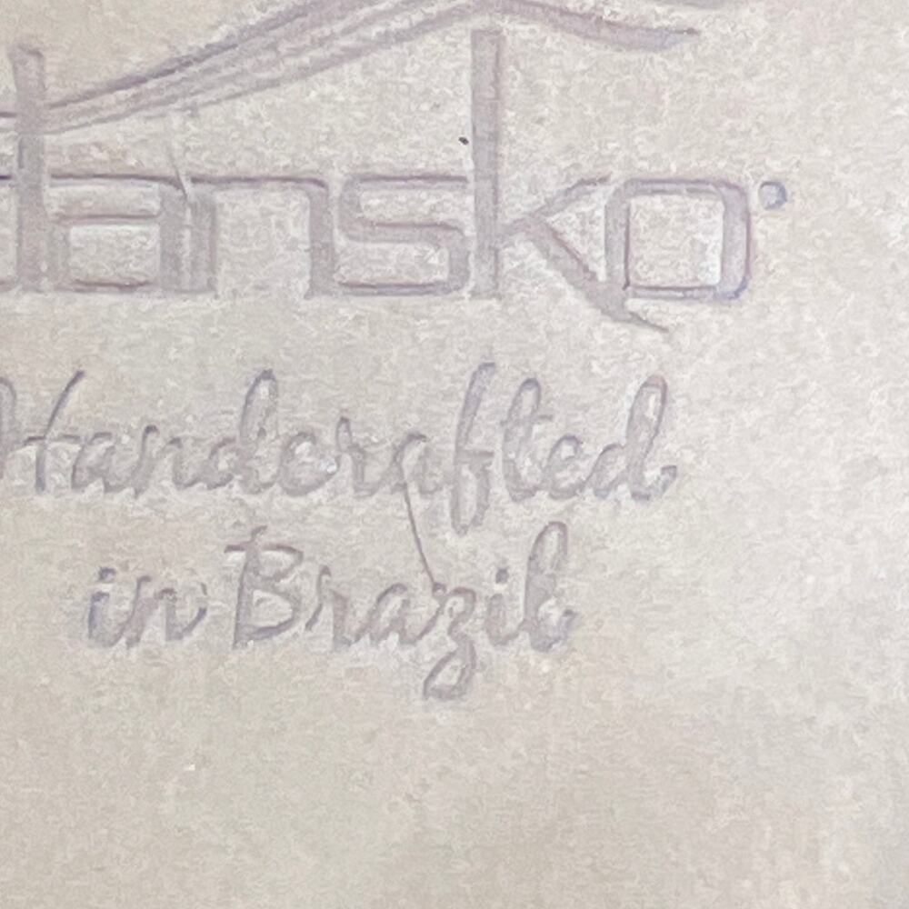 Dansko Women’s Oralee Brown Red Leather Wooden Sandal Size 41 US 10.5/11 - Picture 10 of 11